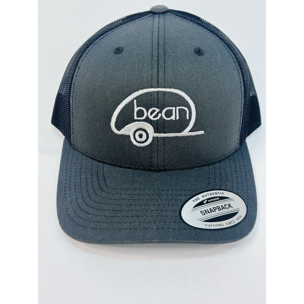 Bean Trailers Campers Hat Snapback Gray White